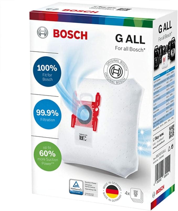 Vacuum Cleaner Bags Type G All Reference: 17000940 for Vacuum Cleaner Parts Small Household Appliances Bosch - Image 1