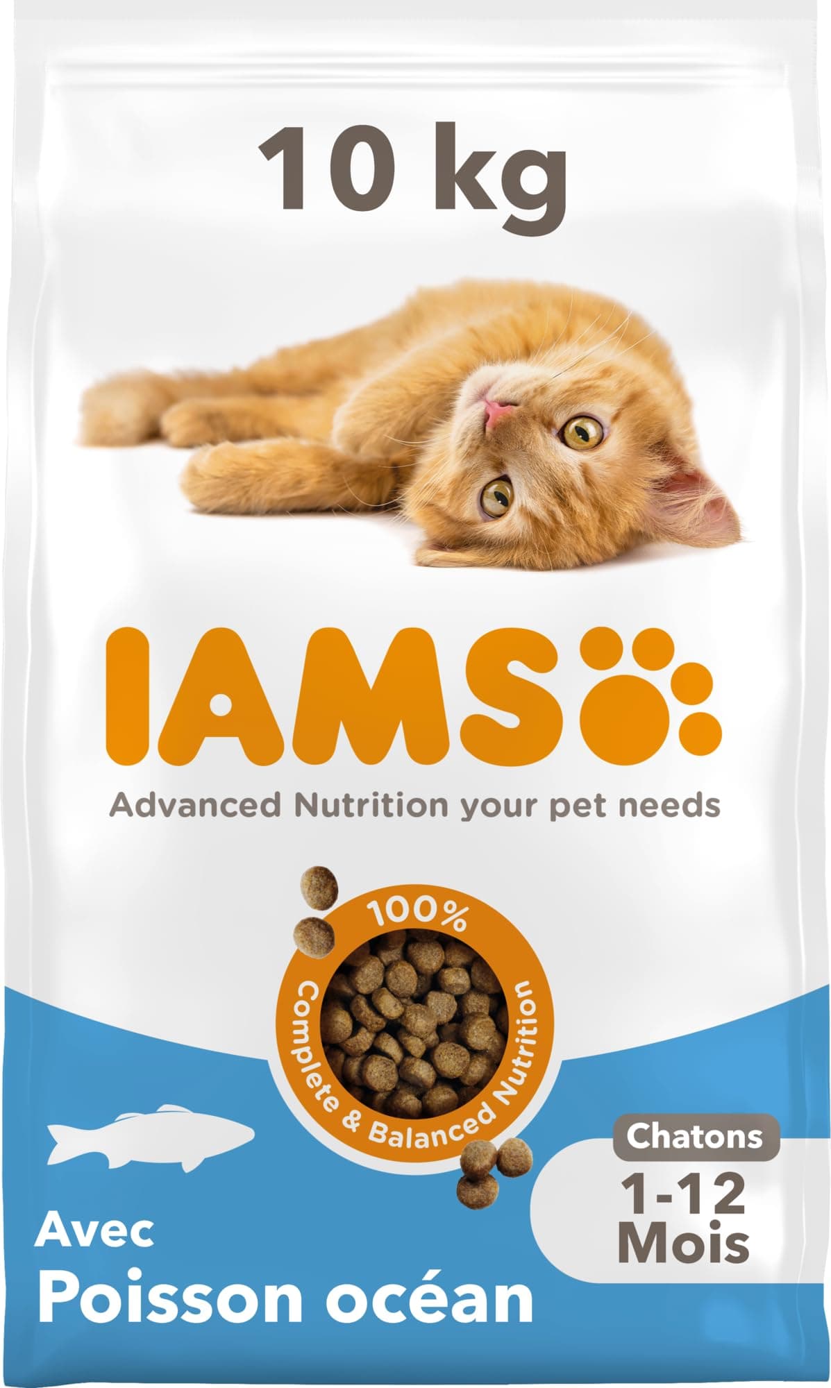 IAMS Vitality Kitten Ocean Fish 10 kg - Image 1