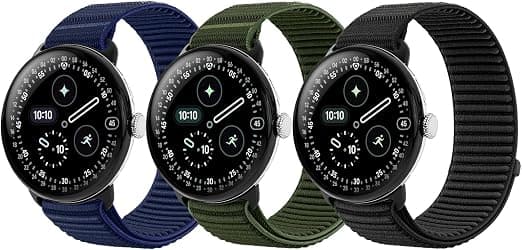 SimpleThings Pixel Watch 2/1/3 4 (41mm) Sport Loop Nylon Strap for Google Watch 4/3/2/1 (41mm) Men Women Breathable Soft - Image 1