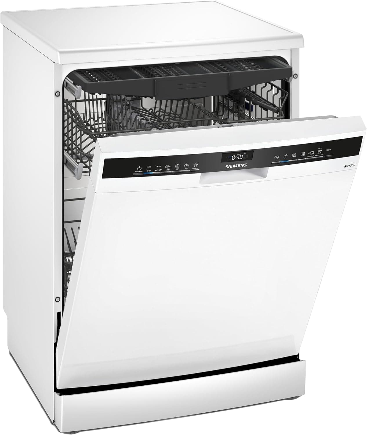 Lave-vaisselle pose libre SIEMENS SN23HW02ME iQ300-14 couverts - Induction - L60cm - 42dB - Blanc - Image 1