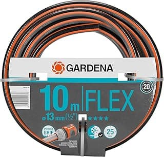 Gardena Gardena Tuyau de Comfort FLEX 13 mm (1/2 Pouce), 10 m: tuyau de jardin flexible et flexible avec profilé de puissance, pression d'éclatement de 5 bars, sans pièces système (18030-20)