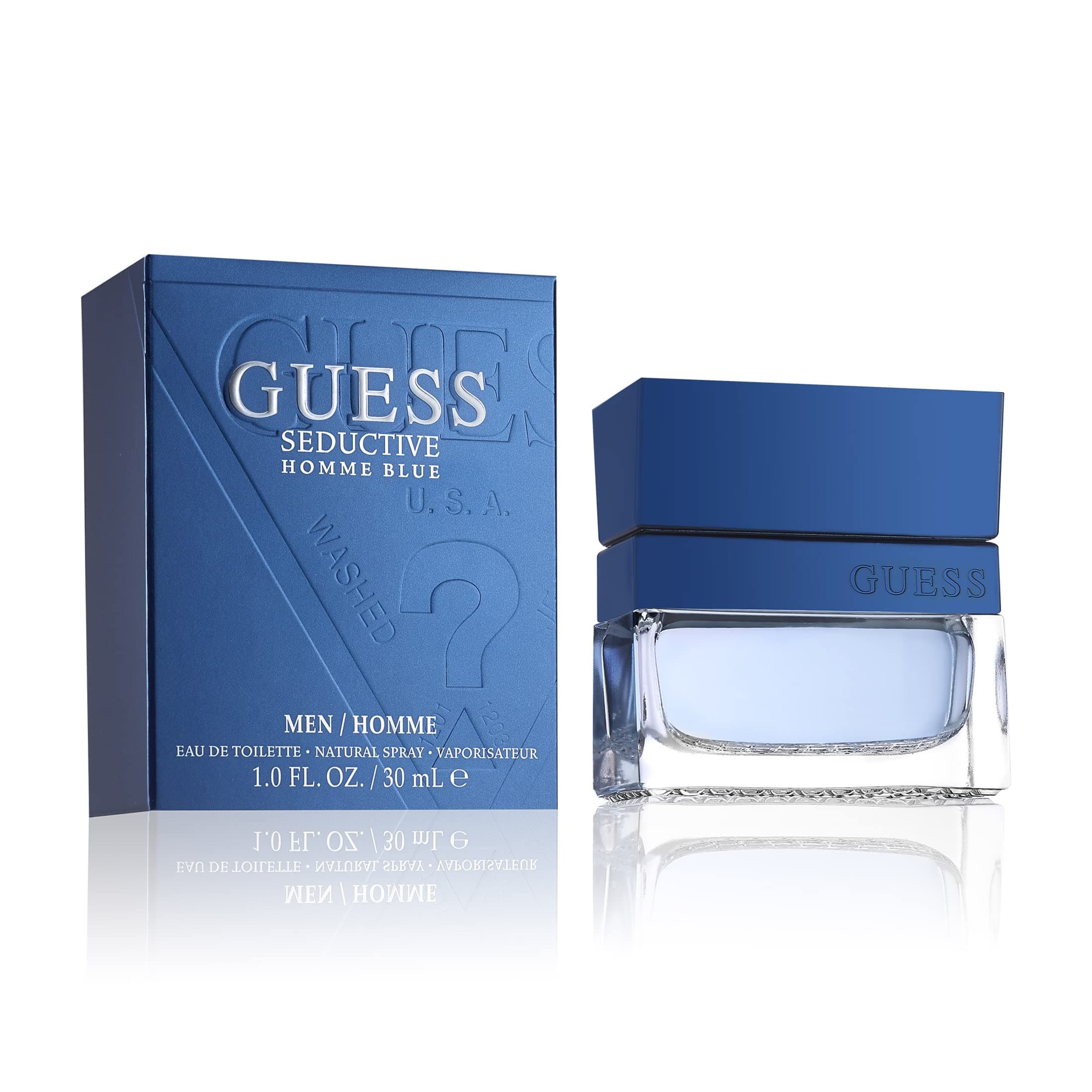 GUESS Seductive Blue, Eau de Toilette pour Homme, Parfum Oriental Boisé, Senteur Fraîche et Épicée, Longue Durée - Image 10