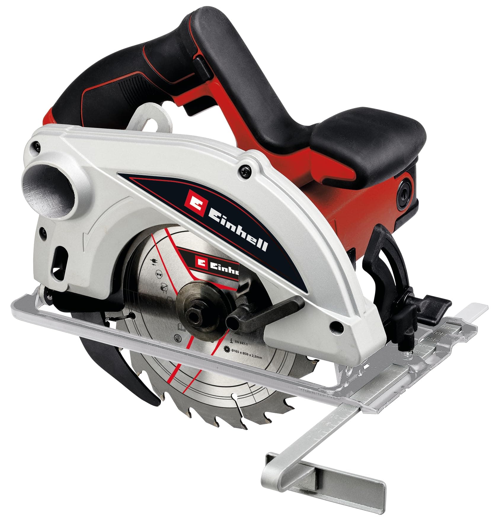Einhell Circular saw Ø160 mm TC-CS 1250 (1250 W, 5500 rpm, tool-less adjustment depth/tilt, auxiliary handle)