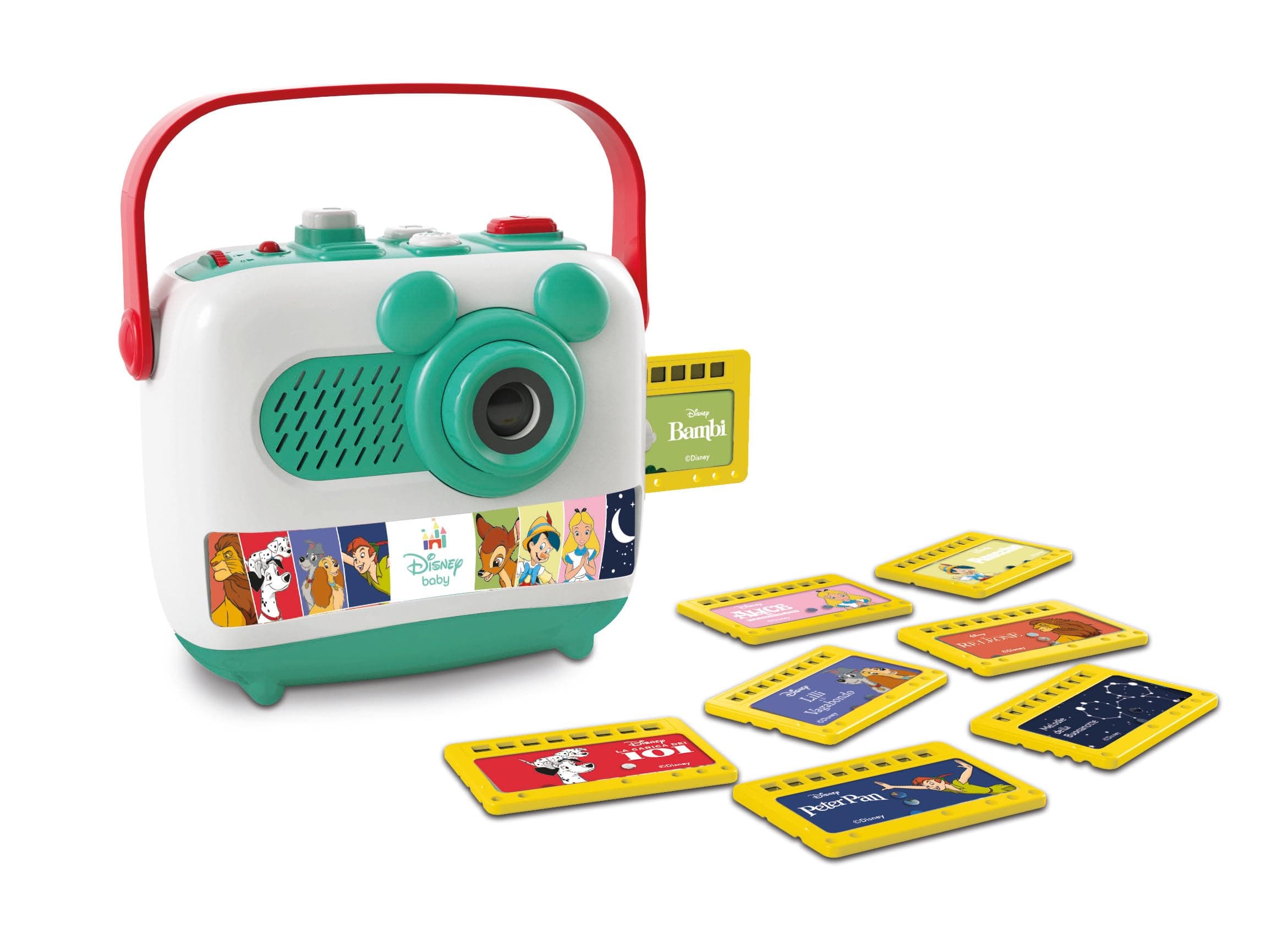 Clementoni Clementoni | Disney Baby Projector and Storyteller for Children 1 to 6 Years Old | 7 Projected Tales | 2 Modes: Lulllabies or Narration | Educational Toy Interactive Night Light | Gift Idea