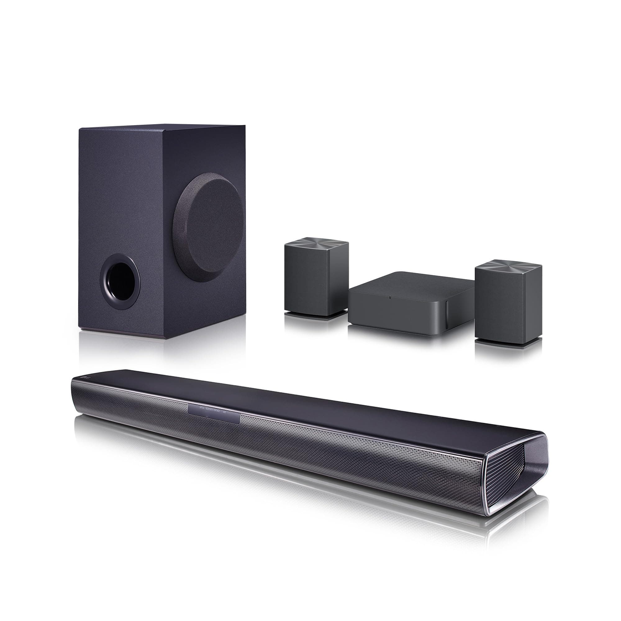 LG SQC4R Barre de Son Intelligente, 220 W, 2.1 canaux, Son Surround Dolby Digital avec Basses puissantes, Large connectivité, HDMI, Bluetooth, USB, entrée Optique et Application Android/iOS, Noir - Image 10