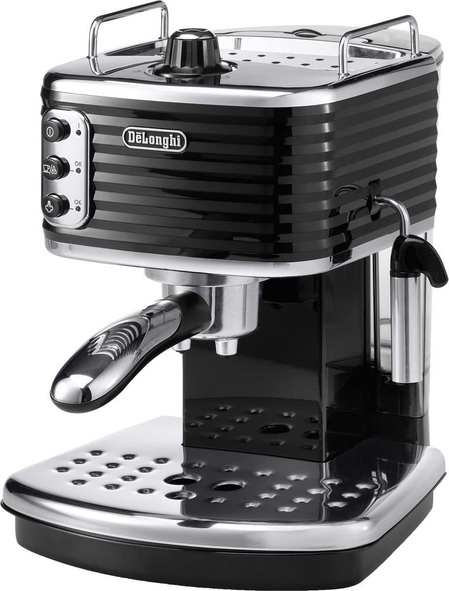 Delonghi Scultura Espresso Machine, Black, 1100 W - Image 1