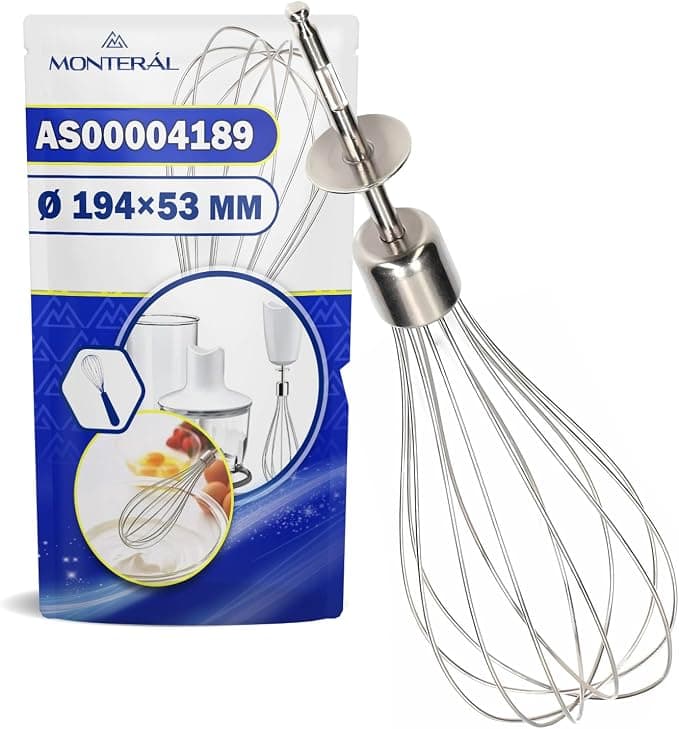 Mixer Whisk with Original Code AS00004189 for Braun MONTERAL - Image 1