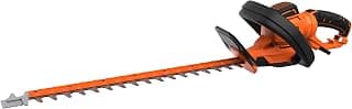BEHTS551 Hedge Trimmer 60 cm - 650 W - Swivel Handle - with Saw Blade - Up to 35 mm Capacity - BEHTS551 Orange/Black