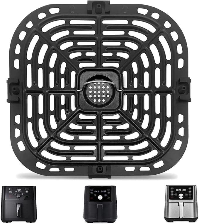 Air Fryer Pan for Instant Pot Vortex Plus 6 in 1 6 QT Gourmia GAF735 6 QT Air Fryer Accessories Air Fryer Tray Replacement Baking Tray Dishwasher Safe
