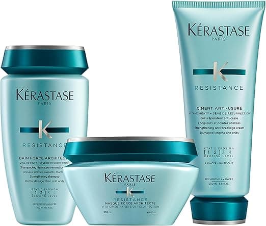 KÉRASTASE - Architect Strength Resistance Routine for Coloured Hair - Strengthens & Protects - VITA-CIMENT® Technology & Resurrection Sap