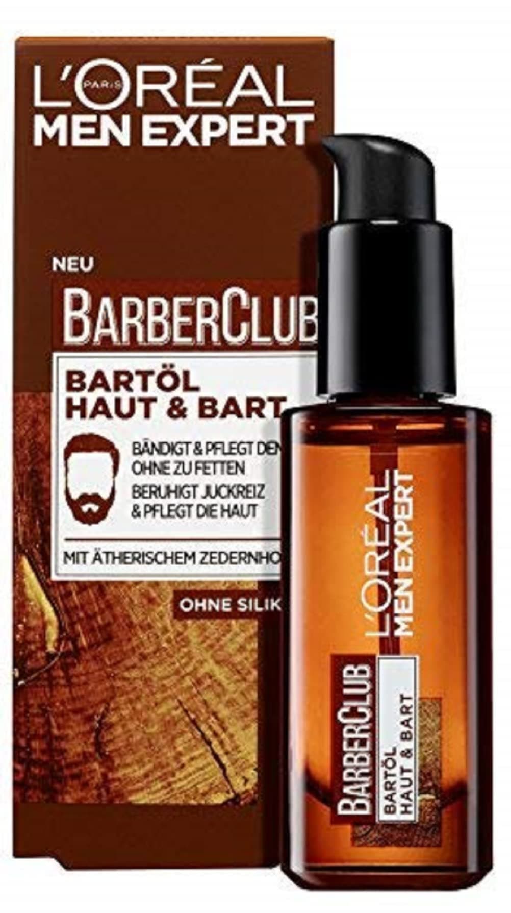 L'Oréal Men Expert Barber CLUB HUILE POUR BARBE peau et barbe , Lot de 1 paquet (1 x 30 ml) - Image 9