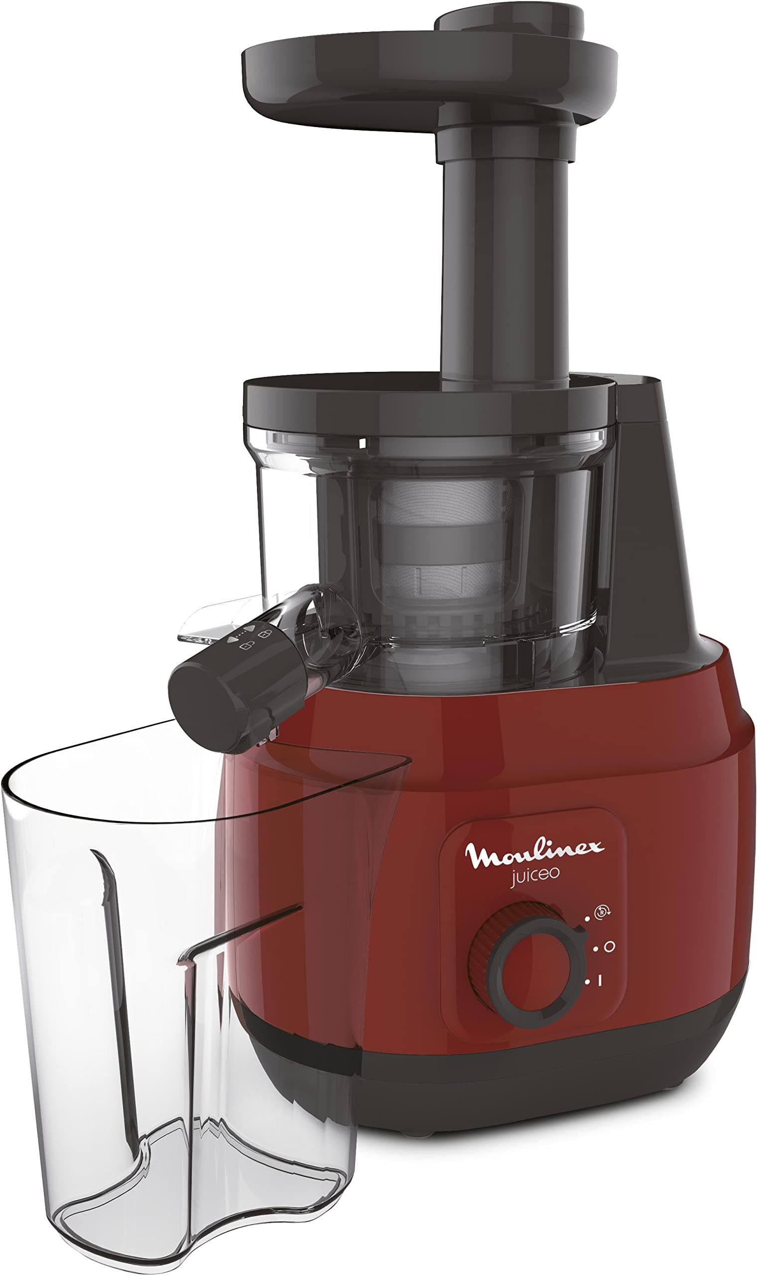Moulinex Juice ZU150510 Fruit and Vegetable Blender, Adjustable Pulp Control, Cold Press and Easy Cleaning, Manual Panel, 2 Filters and Anti-Drip Nozzle - Image 1