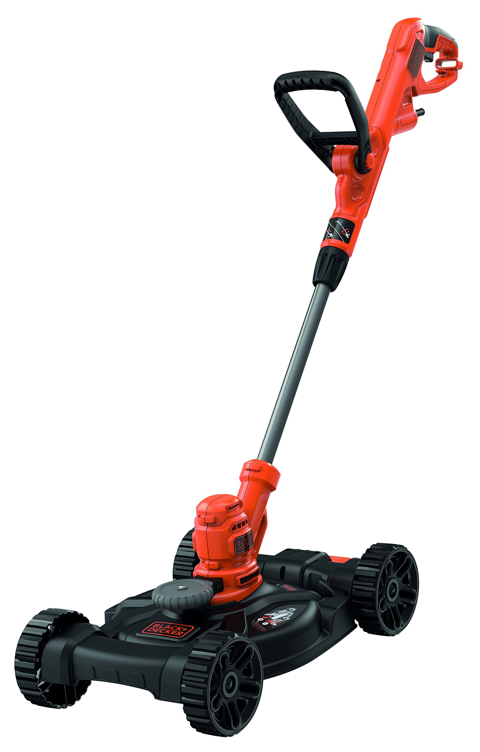 BLACK+DECKER BESTA530CM-QS 3-in-1 550W Corded Edger Edger Trimmer Trimmer Tool 30cm Versatile Tool with 2 Handles and Guide Wheel 2 Cutting Heights 40 and 60 mm Black - Image 1