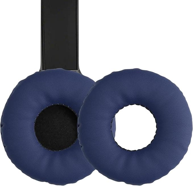 kwmobile 2 x Foam Ear Pads Compatible with Sony WH-CH510 Headphones Blue - Image 1