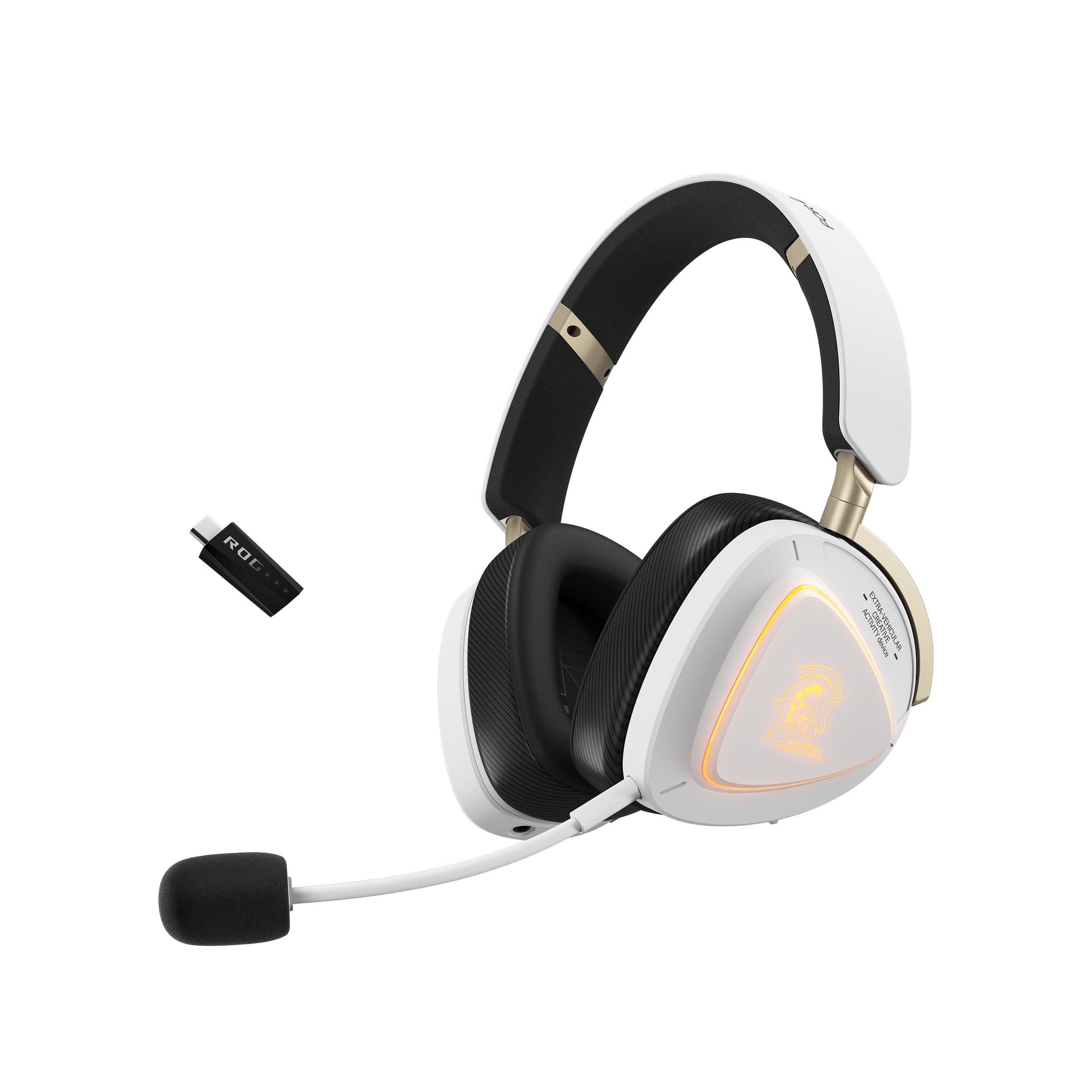 ASUS ROG Delta II-KJP - Tri-Mode Wireless Gaming Headset, 50mm Titanium Speakers, ROG SpeedNova, 110h Battery Life, Dual-Wireless and Exclusive Design Kojima Productions - Image 1