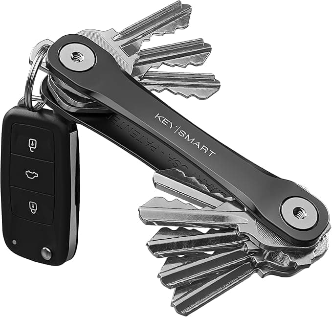Ring KeySmart Keychain Organizer - Compact Keychain Organizer, Minimalist EDC Keychain, Clutter-free Keyring, Car Key Ring & Keychain, Extendable (up to 8 Keys)