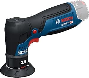 Bosch Bosch Professional 12V System Cordless Orbital Sander GEX 12V-77 (Includes 77 mm Mounted Velcro Tray Bracket, Clamping Wrench)