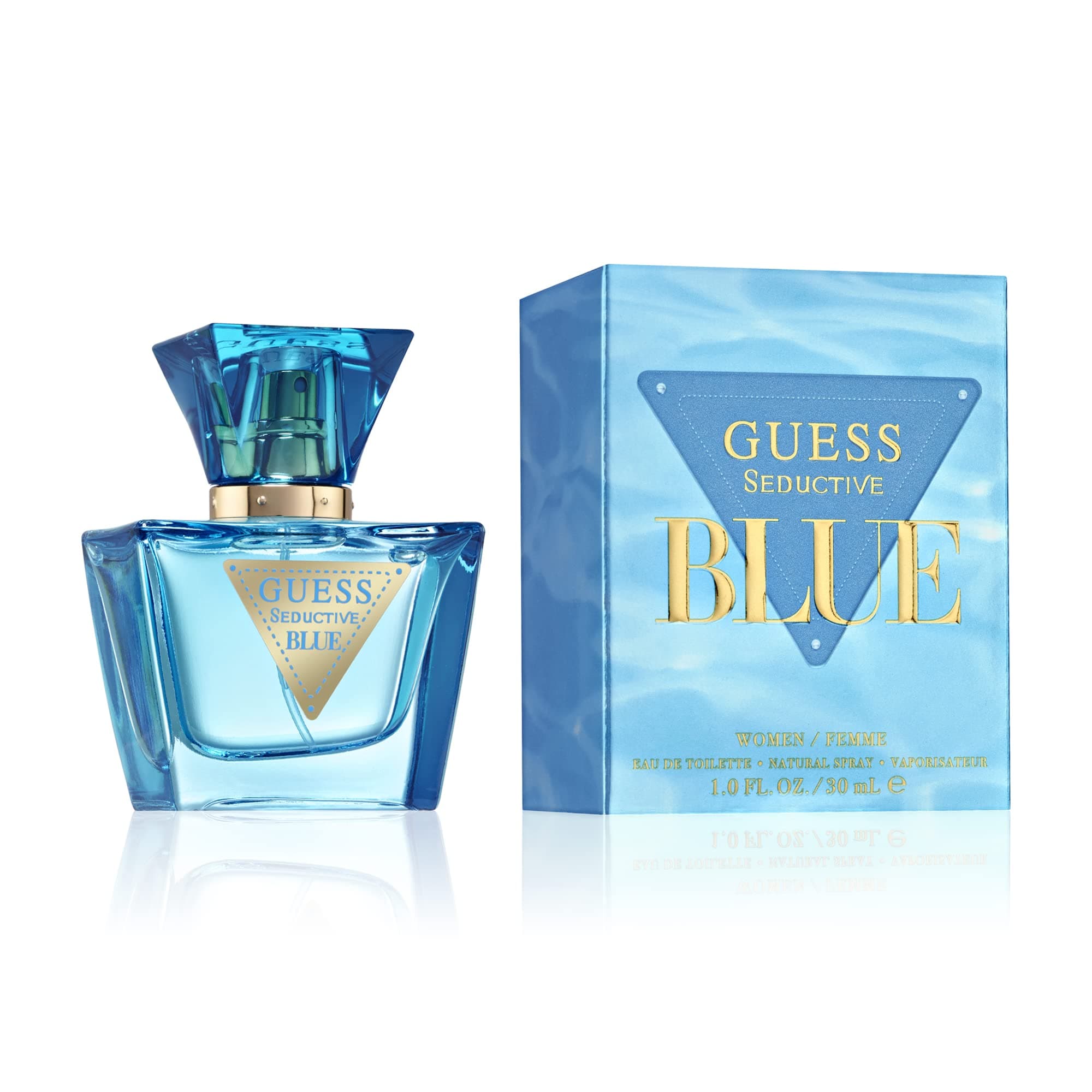 GUESS Seductive Blue, Eau de Toilette pour Femme, Parfum Floral et Fruitée, Senteur Fraîche et Addictive, Longue Durée - Image 9