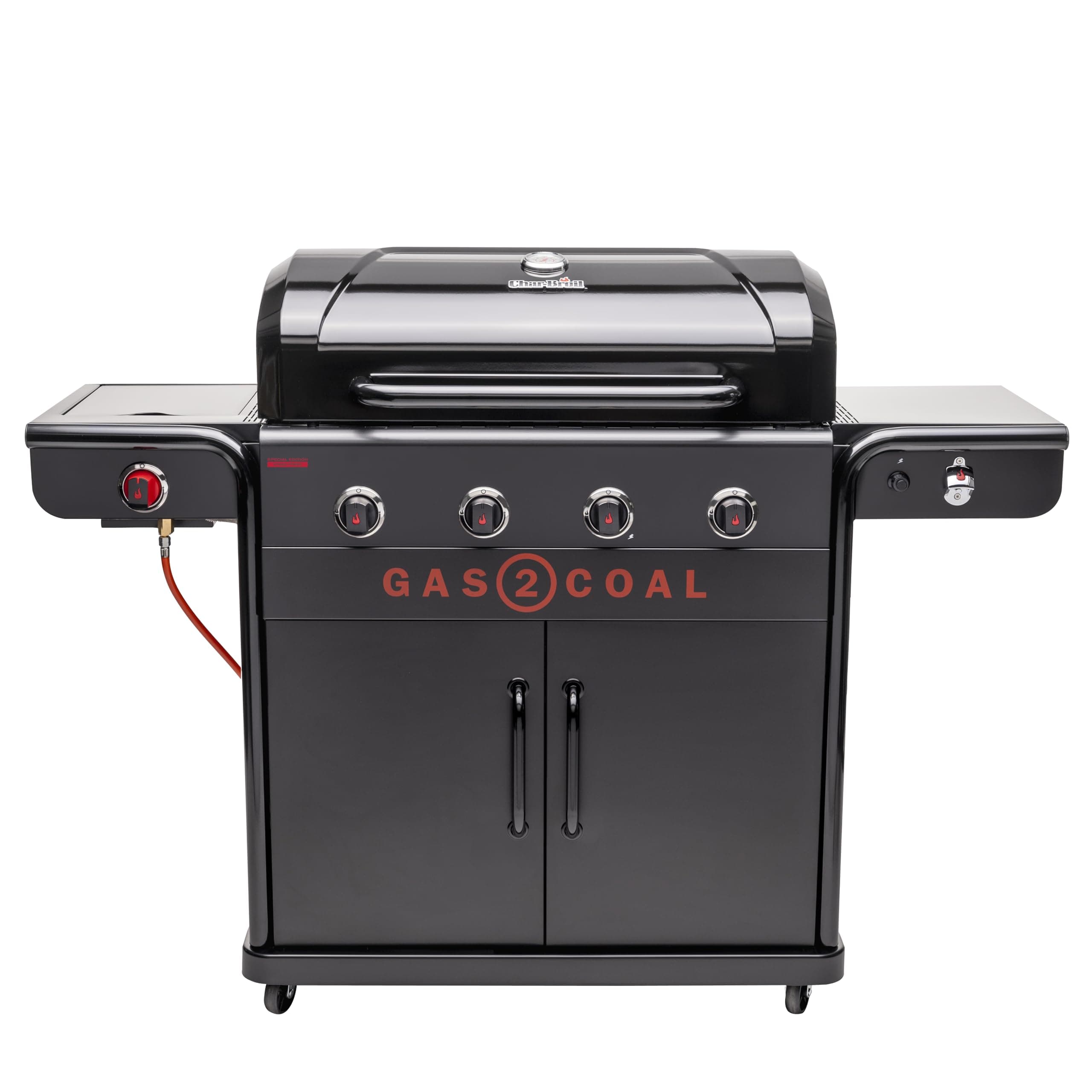 Char-Broil Gas2Coal 440 Special Edition Gas and Charcoal Barbecue with Plancha