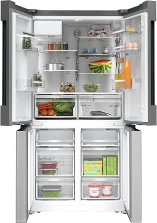 Bosch KFD96APEA, Series 6, American Refrigerator, Freestanding, 183 x 90.5 cm, 574 L, Stainless Steel          [Energy Class E]