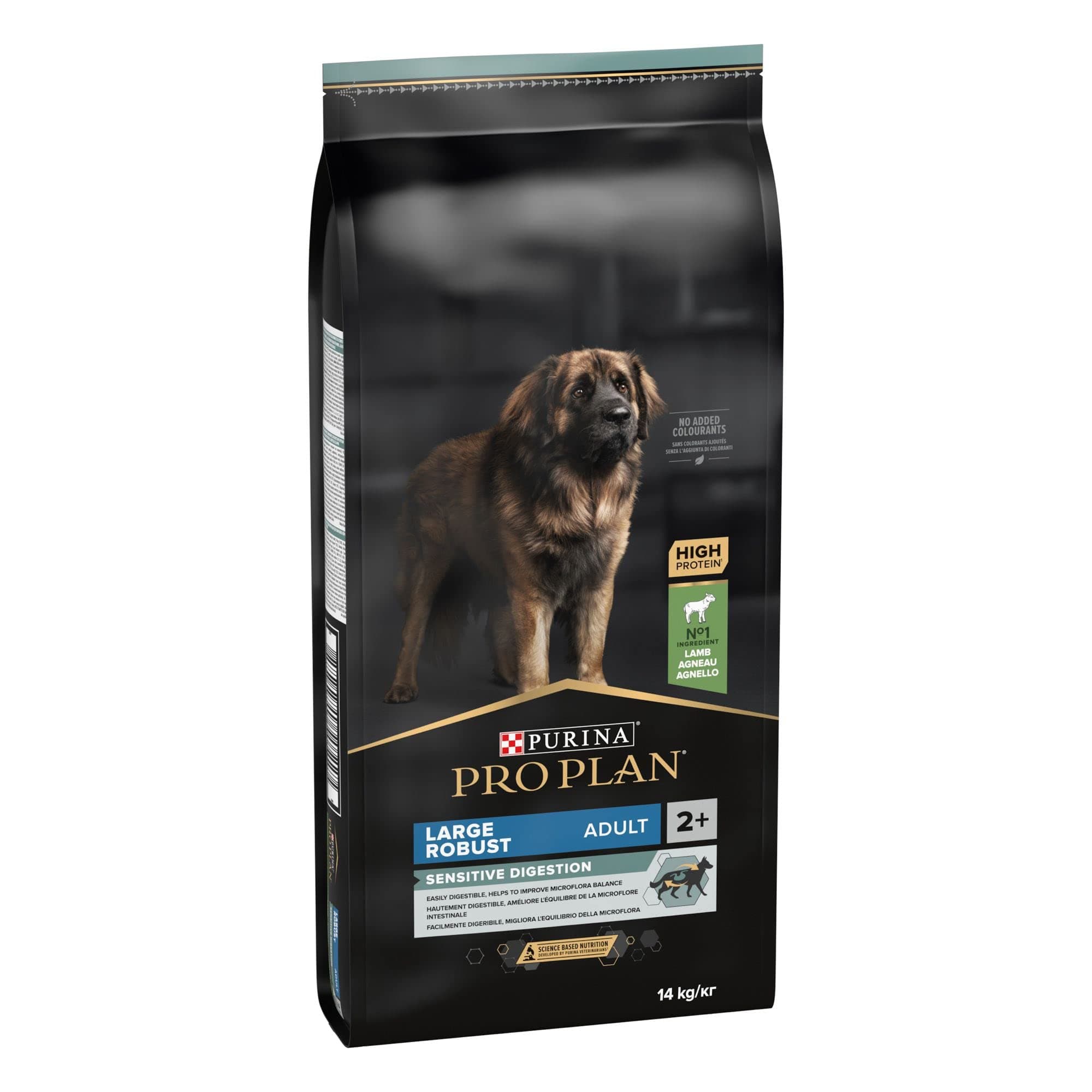 PURINA PRO PLAN | Sensitive Digestion | Complete Dry Food for Large Puppies & Strong Body | Promotes a Healthy Digestive System | Rich in Lamb | Dry Food | 14 kg Bag