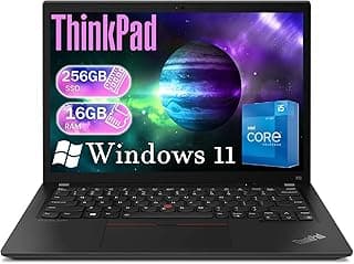 Lenovo ThinkPad X13 Laptop PC, 13.3-inch FHD Computer - 1920 x 1080 - Core i5-10th - 16 GB RAM - 256 GB SSD - Windows 11 Pro- Intel UHD Graphics, Japanese Keyboard (Refurbished)