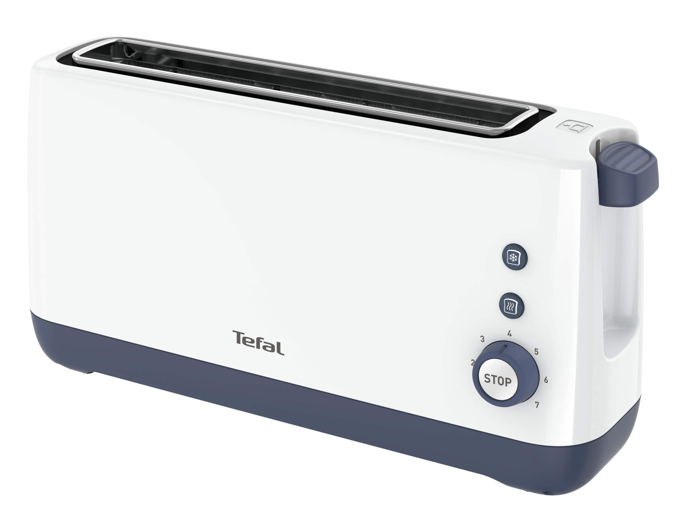 Tefal Toaster Minim TL302110 Compact Toaster with One Slot White - Image 1