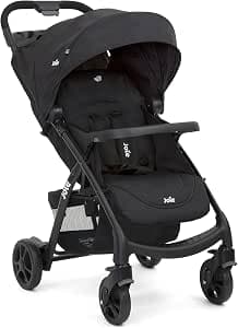 Joie Muze LX Pushchair with Footmuff (Birth to Approx. 3 Years, 0-15 kg) – Charcoal