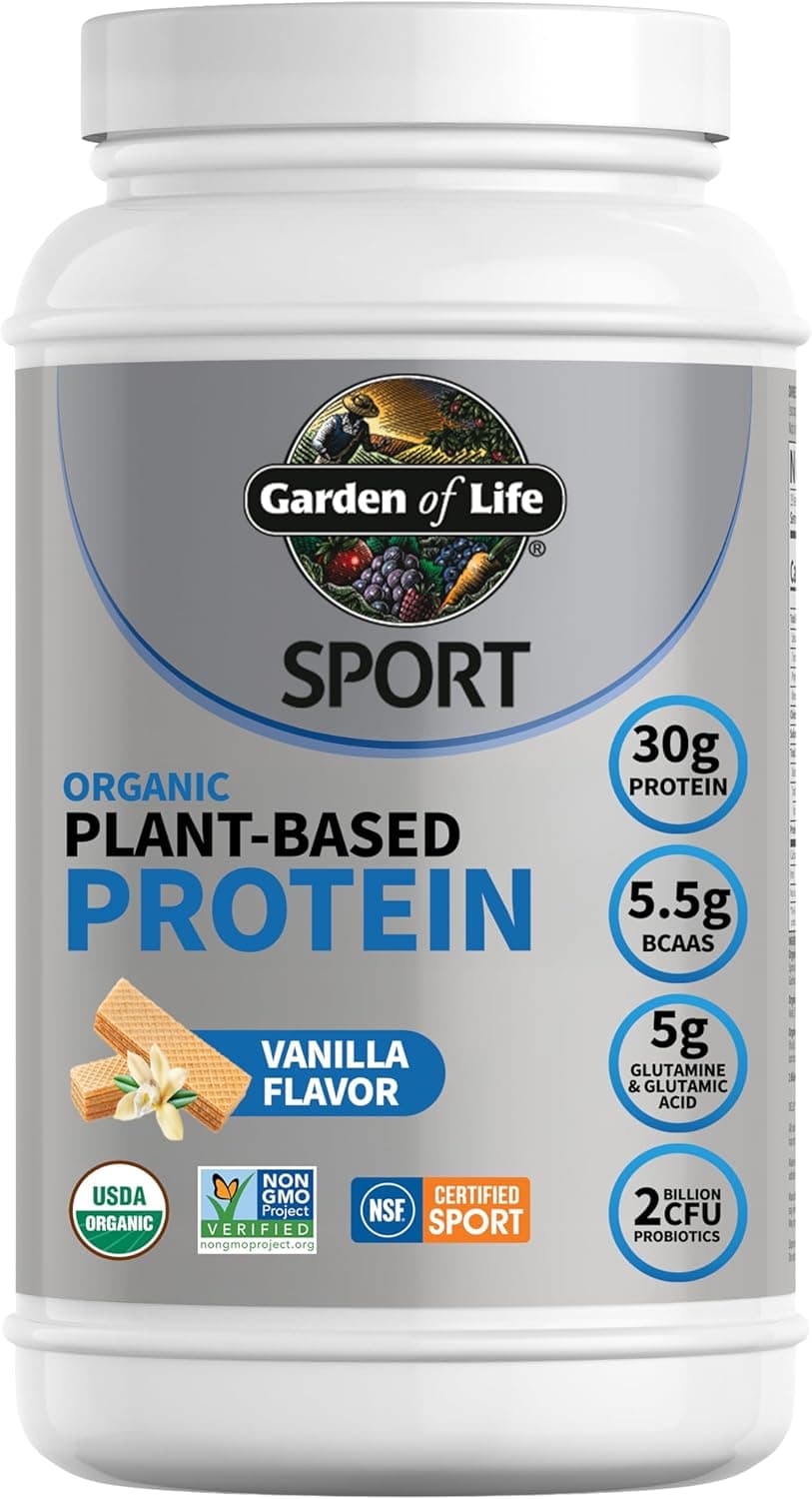 Garden of Life Garden of Life Sport Organic Plant-Based Protein, Vanilla - 806g
