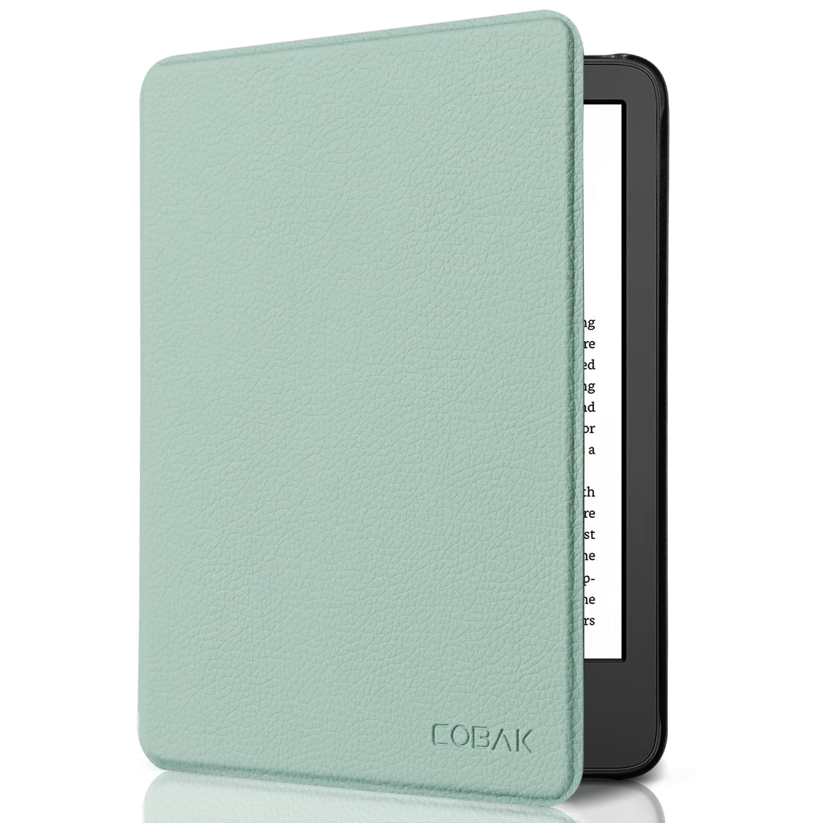 CoBak Case for Kindle - 6 Inch Protective Case Compatible with Kindle 11th Generation Devices (Model 2022/2024), Smart Cover with Auto Sleep/Wake Function, Sage & Green - Image 1