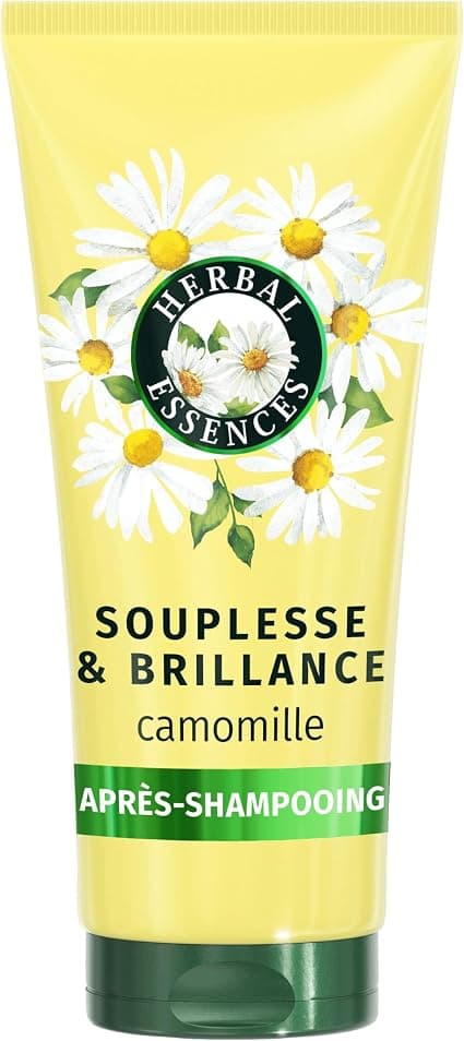 Herbal Essences Softness & Shine Chamomile Conditioner 200ml For More Supple and Shiny Curly and Dull Hair, Chamomile Extract and Natural Ingredients - Image 1