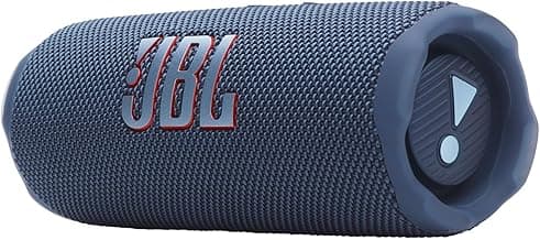 JBL Flip 7, Enceinte Bluetooth Portable sans Fil, 16 Heures d’autonomie, étanche IP68, résistante à la poussière et aux Chocs, Son JBL Pro avec IA Boost, Connexion Multi-Enceintes Auracast, Bleu
