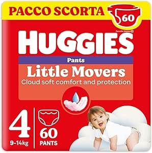 Huggies Ultra Comfort, Size 4 (9-14 kg), Breathable Panty, Storage Pack, Pack of 60,