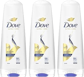 Dove Dove Ultra Care Intensive Repair Après-shampooing pour cheveux abîmés stoppe jusqu'à 98% des dommages quotidiens* 200 ml, lot de 3