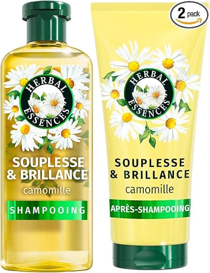 Herbal Essences Souplesse & Shine Shampoo 250ml And Conditioner 200ml Chamomile - Image 1