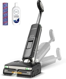 Tineco Floor One S9 Master Cordless Vacuum Cleaner, ThermoBlast Technology, Floor Wash with Hot Water, StreakFree Squeegee 10 cm, Ultra-Thin 10 cm, FlashDry 85°C, 23 KPa, Flat Rat 180