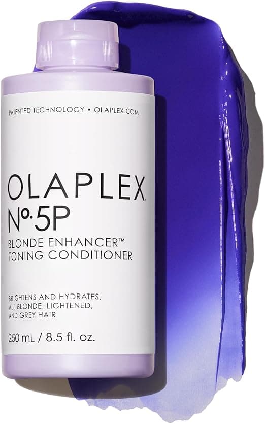 Olaplex No 5P Violet Blonde Revealing Conditioner, Repairs, Moisturizes and Brightens All Blonde, Lightened and Grey Hair, Sulphate Free, 250 ml