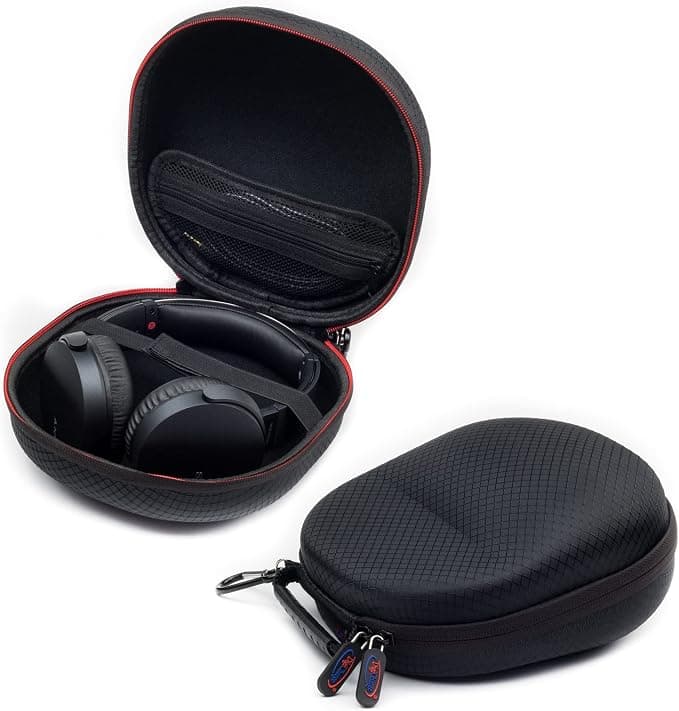 Digicharge Storage Case for Sony, JBL, Beats, Bose Kvidio Over-Ear Headphone and Gaming Headset SteelSeries Nova Arctis Prime, Mpow, Beexcellent, Logitech Gaming Headset Rigid 19 x 23 cm - Image 1