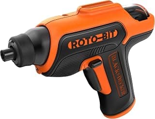 CS36BSC-QW Electric Screwdriver - 3.6V, 180 rpm, 5.5 Nm, Integrated LED Lamp, Orange - 4 Screwdriver Bits