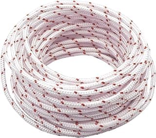 10 Meters 4mm Pull Cord for Starter Rope Launcher Lawnmower Replacement Rope for Starter for Lawnmower Chainsaw Compatible with Stihl Craftsman Husqvarna