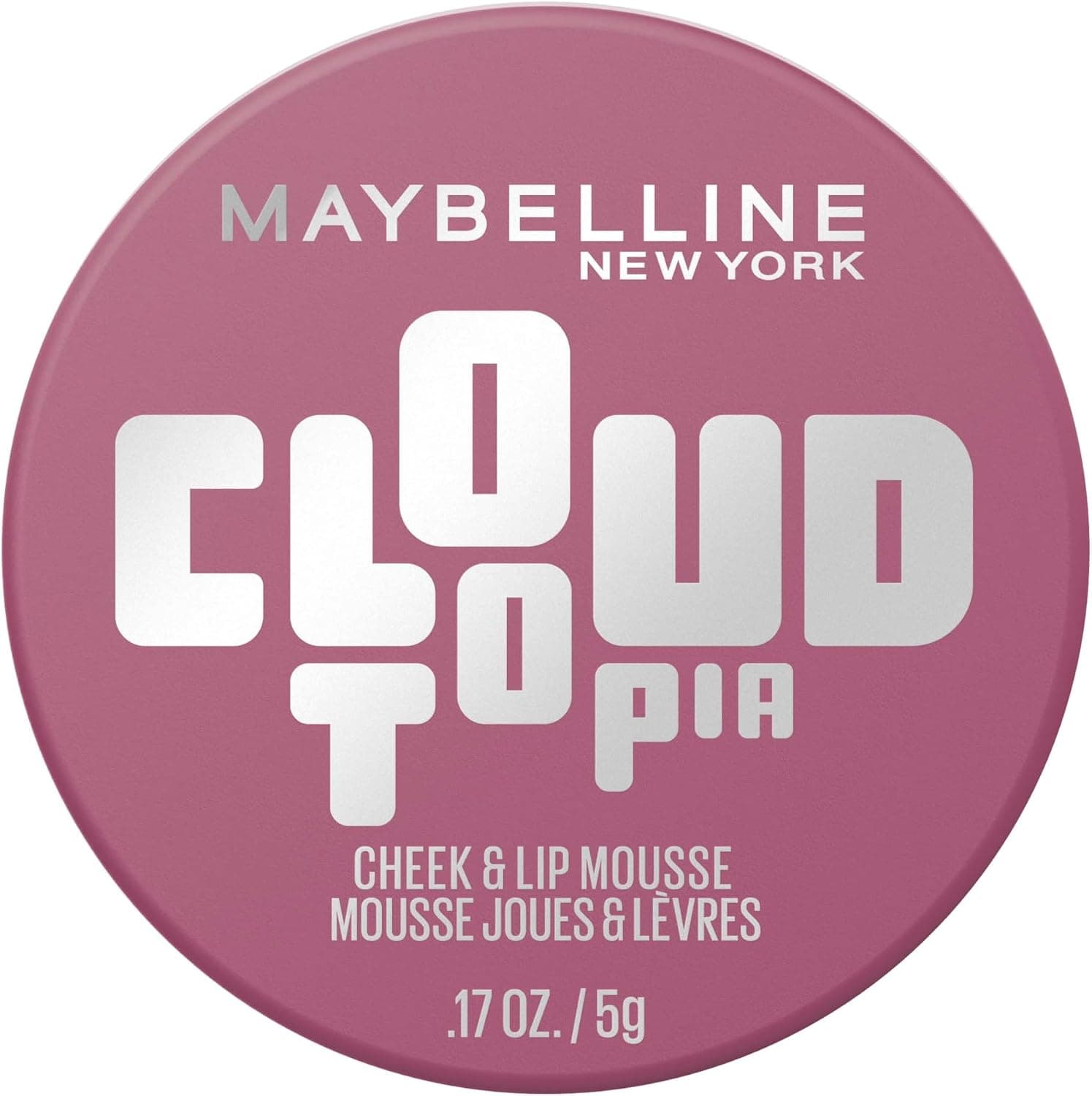 Maybelline New York - Blush en Mousse Multi-Usage - Joues & Lèvres - Fini Mat Flouté - Texture légère - Tenue Jusqu'à 14h - Résiste au Transfert - Cloudtopia - Teinte : 01 Twilight Berry - Image 1