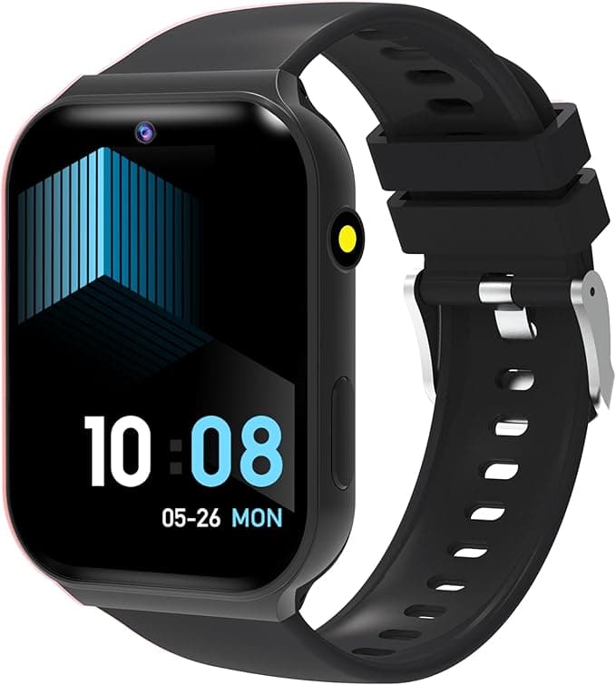 Ring Children's Smart Watch, 1.83 Inch HD Smart Watch Kids Fitness Tracker Boy Girl 18 Games Camera Pedometer Alarm Clock Sleep Monitoring Waterproof Christmas and Birthday Gifts