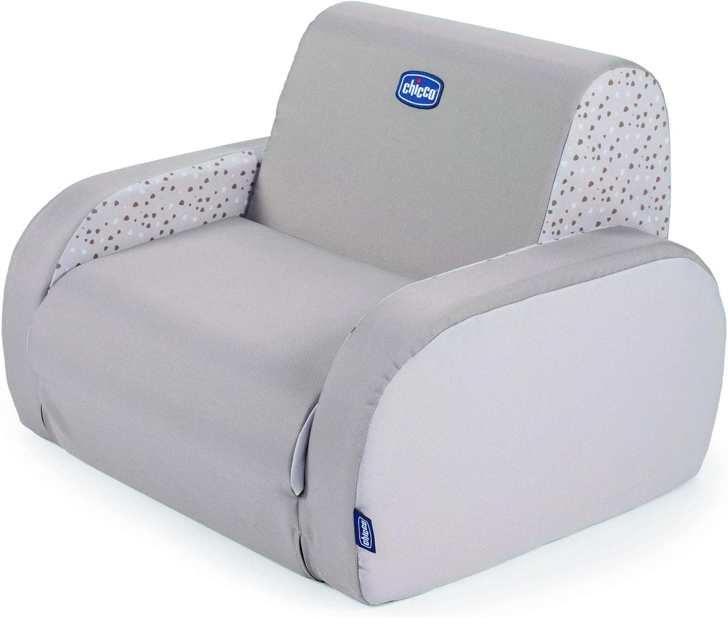 Chicco Twist Children's Armchair Convertible to Sun Lounger and Sofa with 3 Configurations, Transforms into 1 Movement - for 12 Months and Up - Dune - Image 1