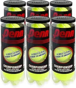 Penn High Altitude Tennis Balls Championship - Yellow - USTA & ITF Approved - Official Ball of The United States Tennis Association Leagues - Natural Rubber for consistent Play