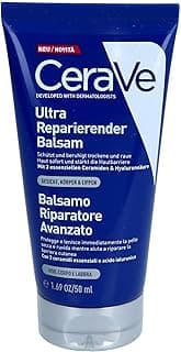 CeraVe CeraVe Ultra Réparateur Baume Visage, Corps et Lèvres Crème pour Peaux Sèches, Russes et Craquelées avec 3 Céramides Essentielles et Acide Hyaluronique 50ml