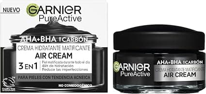 Garnier Garnier PureActive AHA+BHA Charcoal Mattifying Moisturiser 50 ml