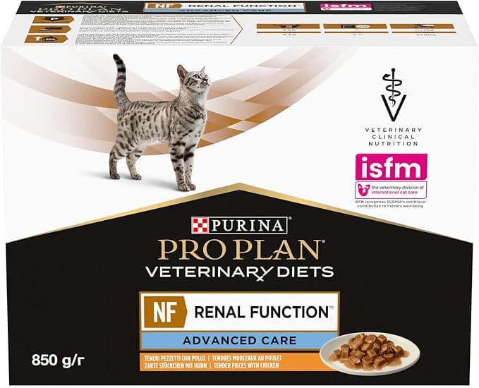 Proplan Pro Plan Veterinary Diet Nf Renal Function for Cats Chicken 10 Sachets 85 g