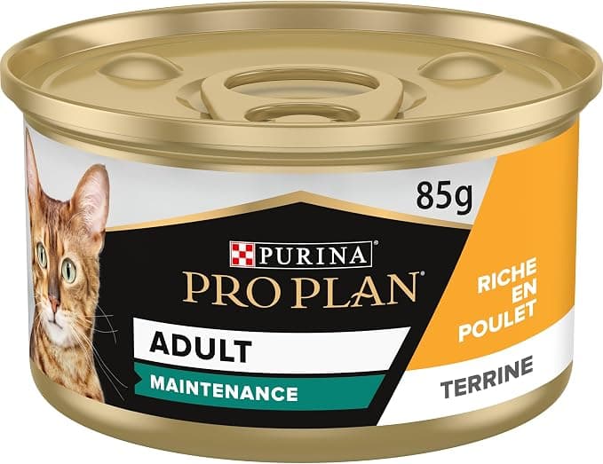 PURINA PRO PLAN | Adult MAINTENANCE | Complete Food for Adult Cats | Helps Maintain Good Urinary Health | Terrine | Chicken | Box | Pack of 1 x 85 g - Image 1