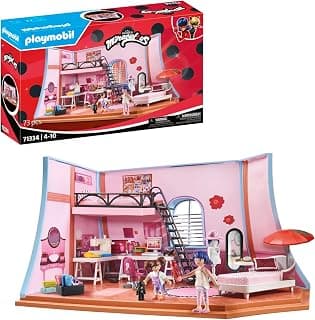 71334 Miraculous: Marinette Bedroom - Miraculous - Includes Marinette, Manon and a variety of accessories - The Adventures of Ladybug and Cat Noir - Ages 4 and above