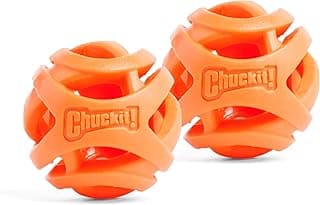 Chuckit Chuckit Balle Breathe Right Fetch 2 Balles à Poursuivre pour Chien Taille S